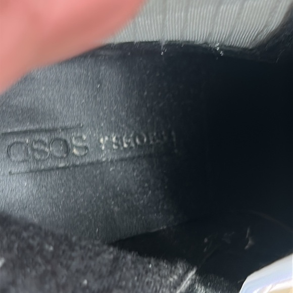 ASOS White Croc-Embossed Western Style Pointy Toe Cowboy Ankle Boots Size 6 - Picture 12 of 16